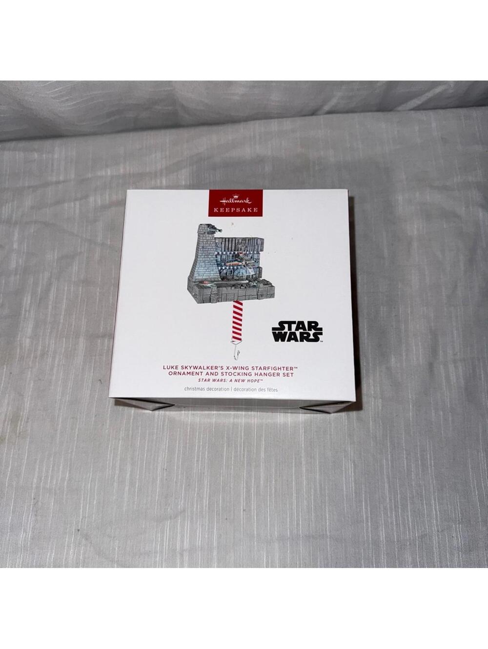 Hallmark 2024 star wars Luke Skywalker’s X-wing star-fighter ornament stocking